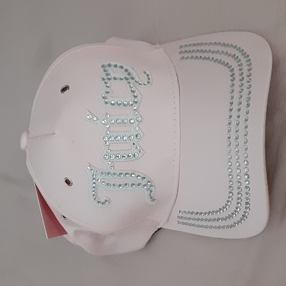Juicy Couture Pink Rhinestone Hat